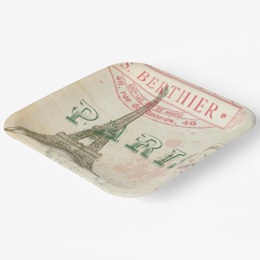 partij papieren bordje (Gebogen)