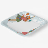 Partij Papieren Bordje (Gebogen)