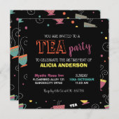 PARTIJ Pensioenthee in levendige kleuren in opgema Kaart (Voorkant / Achterkant)