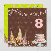 Partij petten, Kinderfeest Kaart (Voorkant / Achterkant)