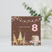 Partij petten, Kinderfeest Kaart (Staand voorkant)