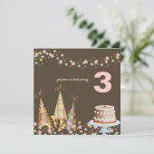 Partij petten, Kinderfeest Kaart (Staand voorkant)