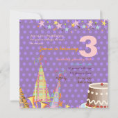 Partij petten, Kinderfeest Kaart (Achterkant)