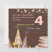 Partij petten, Kinderfeest Kaart (Achterkant)