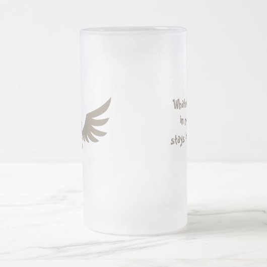 Partij Piloten Beer Stein Matglas Bierpul (Center)