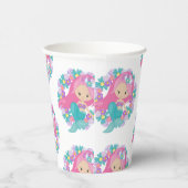 Partij piraatroze mermaïdaatpapierbekertjes papieren bekers (Rechts)