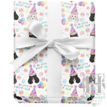 Partij Poodle Inpakpapier