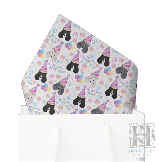 Partij Poodle Tissue Papier