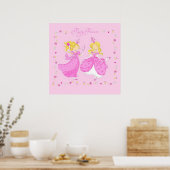 Partij prinses poster (Keuken)