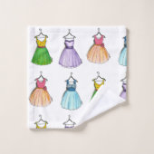  Partij Prom kleeft de Mode van de  Retro Bad Handdoek (Wasdoekje)