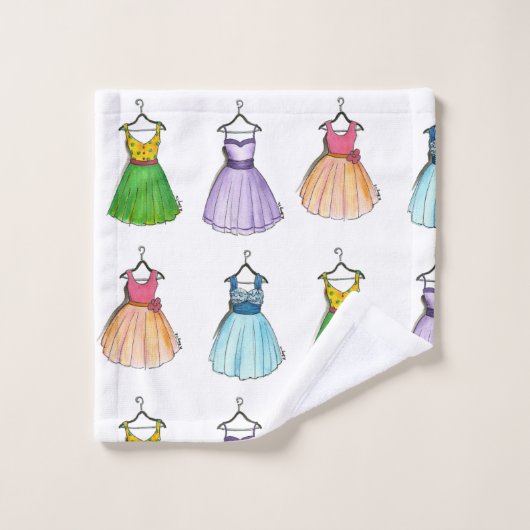  Partij Prom kleeft de Mode van de  Retro Bad Handdoek (Wasdoekje)