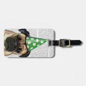 Partij Pug 2 Bagagelabel (Voorkant horizontaal)