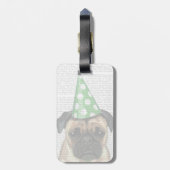 Partij Pug 2 Bagagelabel (Achterkant verticaal)