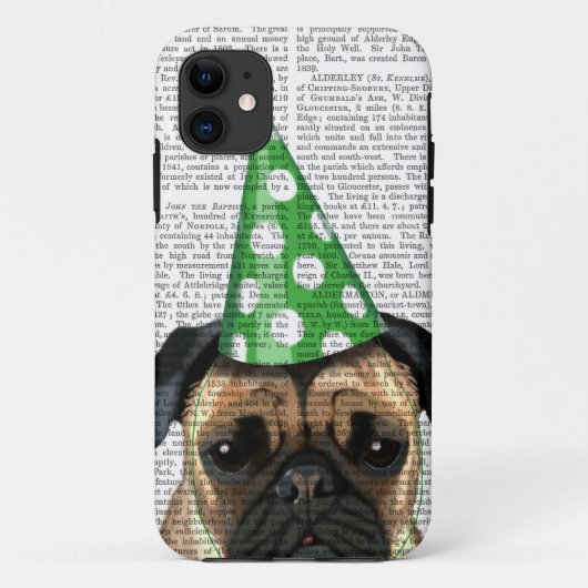Partij Pug 2 Case-Mate iPhone Case (Achterkant)