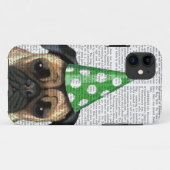 Partij Pug 2 Case-Mate iPhone Case (Achterkant (horizontaal))