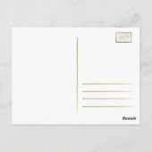 PARTIJ RAINBOW MARGARITA GOLD LIJST GLASS BRIEFKAA BRIEFKAART (Achterkant)