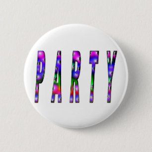 Partij Ronde Button 5,7 Cm