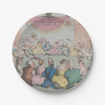 Partij - Ronde papieren Borden