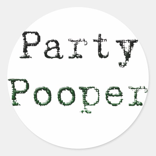 Partij Ronde Sticker (Voorkant)