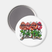 Partij rozen magneet (Voorkant / Achterkant)