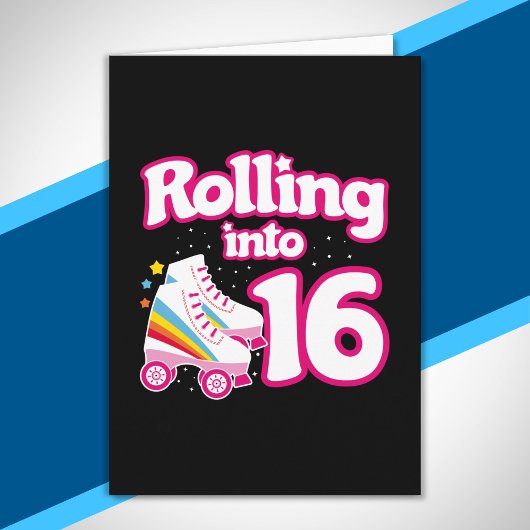 Partij schaats - 16e verjaardag - Schatting van ro Kaart