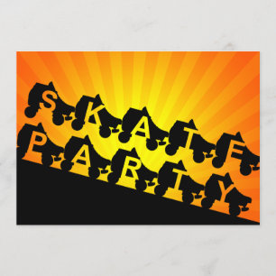 Partij schaats : zonnestralen kaart