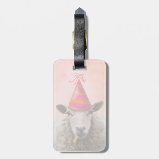 Partij schapen 2 bagagelabel (Achterkant verticaal)