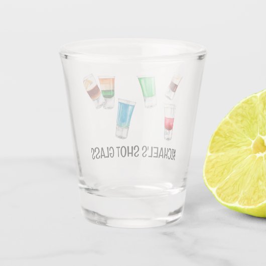 partij Shot Drink Alcohol Party Personalized Gift Shot Glas (Achterkant)