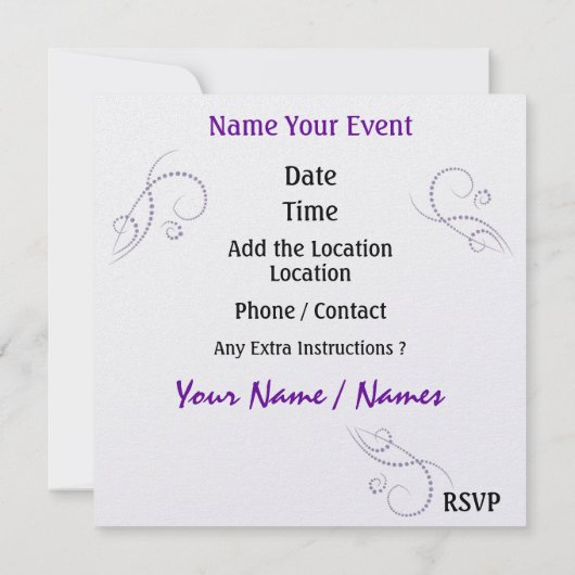 Partij - SRF Kaart (Achterkant)