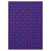 Partij Stars Red op blauw Tafelkleed (Voorkant)