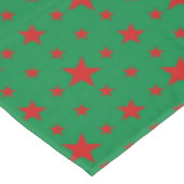 Partij Stars Red over Groen Tafelkleed (Gekanteld)