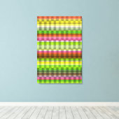 Partij Stripe Canvas Afdruk (Insitu (Houten vloer))