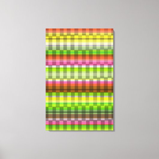 Partij Stripe Canvas Afdruk (Voorkant)