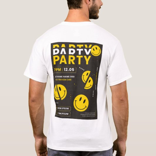 PARTIJ T-SHIRT (Achterkant)