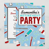 PARTIJ Tandheelkundige verzorger/Dentist Retiremen Kaart (Voorkant / Achterkant)