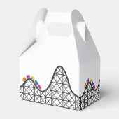 Partij themapark voegt berichtengunstiger vak toe bedankdoosjes (Achterkant)