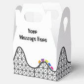 Partij themapark voegt berichtengunstiger vak toe bedankdoosjes (Geopend)