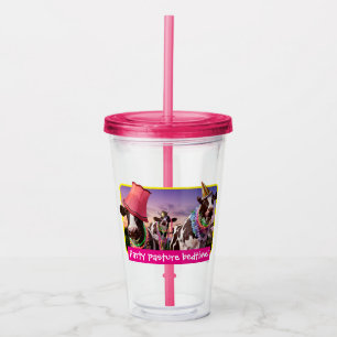 Partij 'Til de koeien naar huis' Acryl Drinkbeker