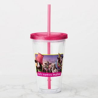 Partij 'Til de koeien naar huis' Acryl Drinkbeker