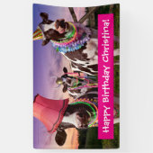 Partij 'Til de koeien naar huis' Spandoek (Verticaal)