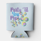 Partij Til je Pop Bubble Wand Birthday Bubbles Blikjeskoeler (Voorkant)