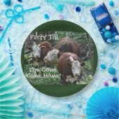 Partij tot de koeien naar het Bord komen voor thui (Feest)