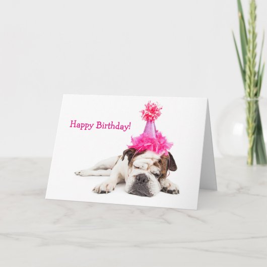 Partij tot je de geboortecaart uitgeeft kaart (Voorkant)