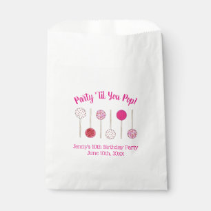 Partij tot je Pop Roze voorgekookte Poppen Bedankzakje