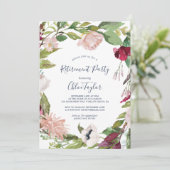 PARTIJ Tropische bij pensionering Kaart (Staand voorkant)