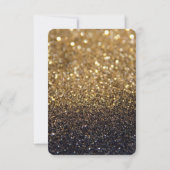 Partij uitnodigen | Gold Lit Nite Fab Kaart (Achterkant)