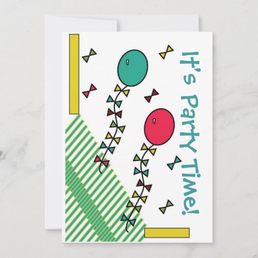 Partij uitnodigen kaart (Voorkant)