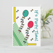 Partij uitnodigen kaart (Staand voorkant)