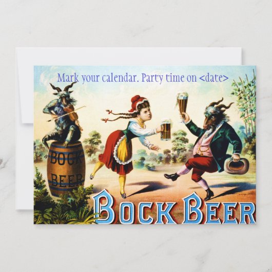  partij uitnodigen kaart (Voorkant)