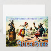  partij uitnodigen kaart (Voorkant / Achterkant)